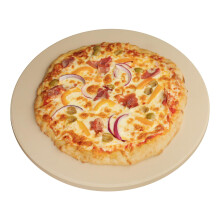 Stary kamienny okragly kamien do pizzy 14 cali
