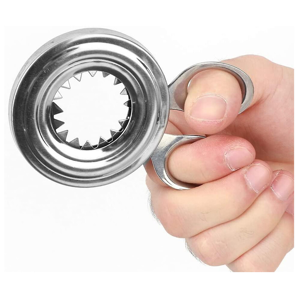 (As show, One size) 10.5*6.5 Stainless Steel Egg Cutter Boiled Egg Opener Egg Clipper Egg Scissors Shell Remover