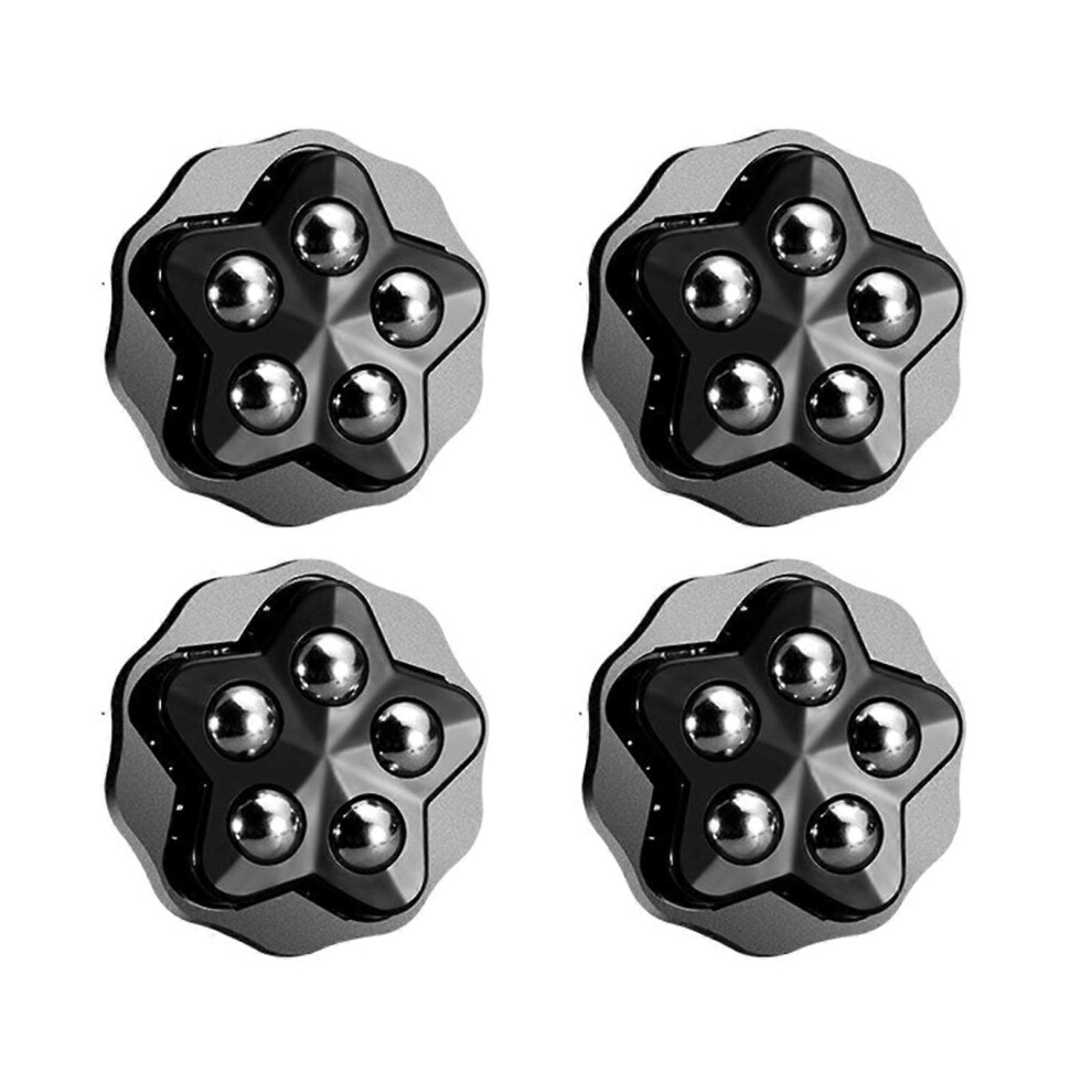 (White Glue Beads, One Size) 4Pcs Self Adhesive Casters Wheel Appliance Roller Slider Small Furniture Casters Wheel Trash Can Appliances Casters 7683012611957