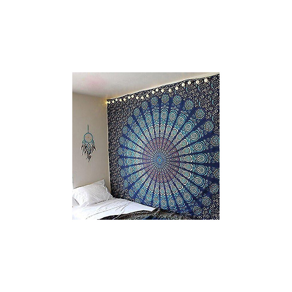 (180*230, One size) 200*150 Tapestry Gift Tapestry Hippie Mandala Bohemian Psychedelic Indian Intricate Wall Hangings Bedding Bedspread