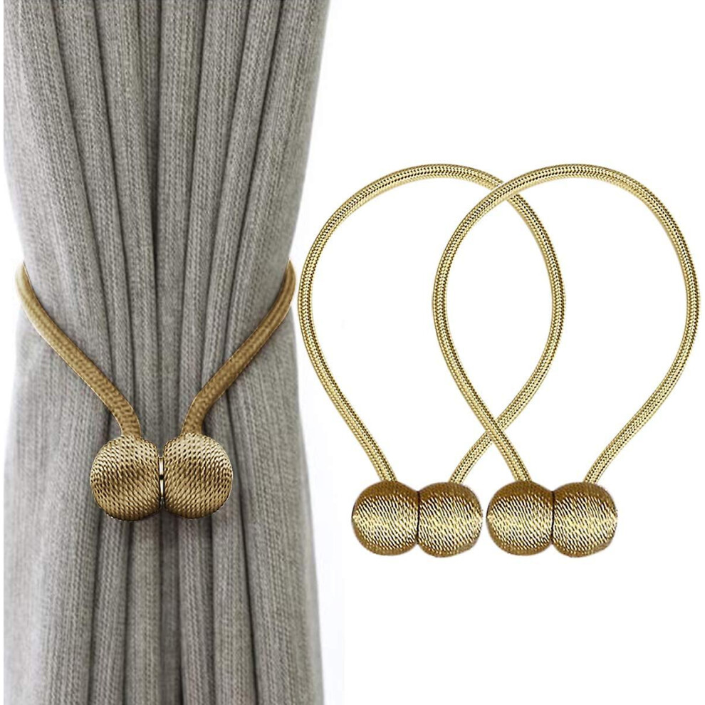 (Claret, One size) Gray Curtain Tiebacks Magnetic Curtain Tiebacks Magnetic Braiding Curtains Buckle