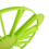 (Green, One size) Green Diy Pastry Feeder Plastic Cake Slicer 10/12 Pieces Equalizer Baking Tool 3