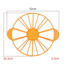 (orange, One size) Green Diy Pastry Feeder Plastic Cake Slicer 10/12 Pieces Equalizer Baking Tool