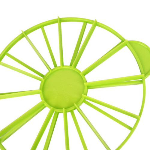 (Green, One size) Green Diy Pastry Feeder Plastic Cake Slicer 10/12 Pieces Equalizer Baking Tool 1