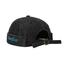 (Black, One size) Adult Distressed Beanies Hat Spring Camping Casual Sport Caps for Girl Outdoor Hiphop Hat with Embroidery Letter Decors Black