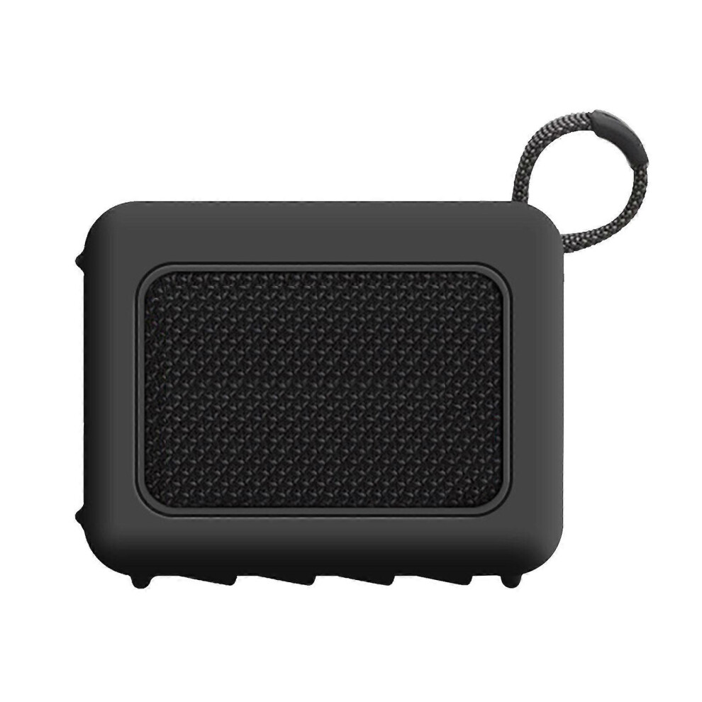 (Blue, One Size) Silicone Speaker Protective Sleeve Speaker Skin Cover Shockproofs Antidrop Access For Go 4 Go4 Speaker Black 7683012610806