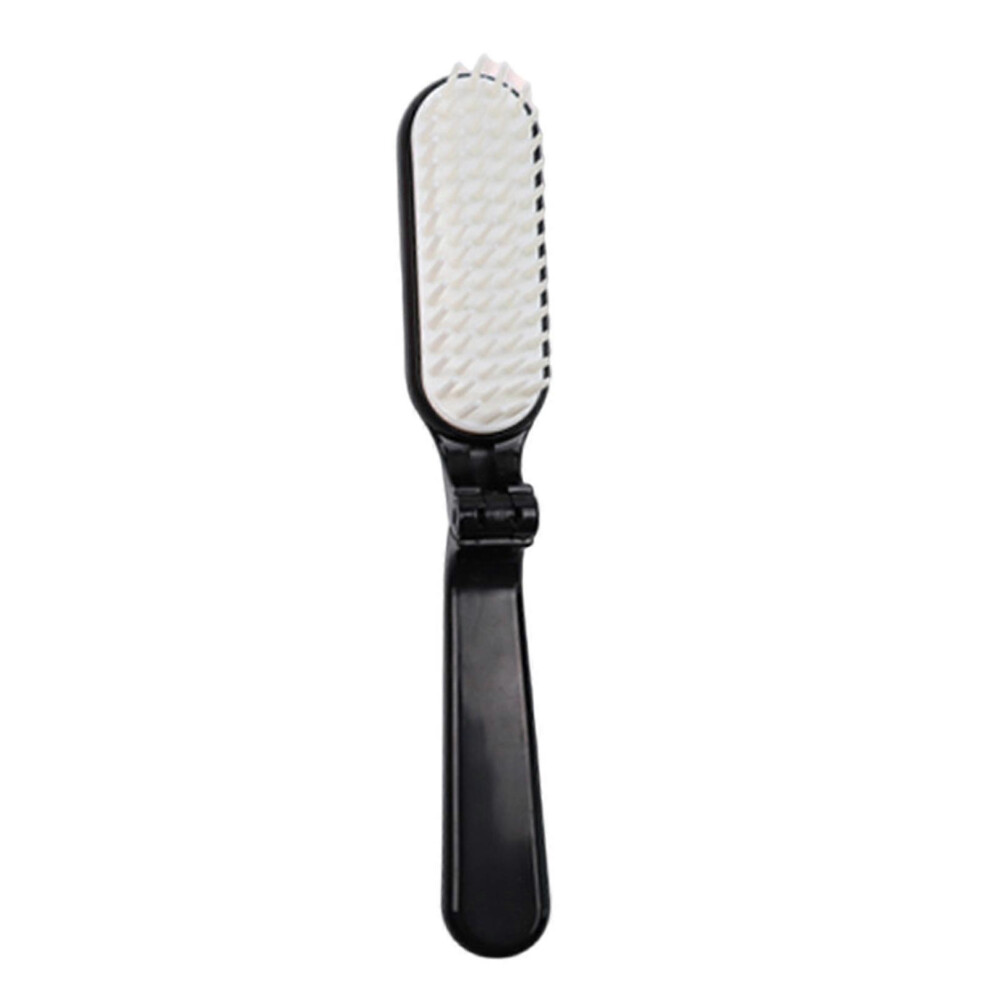 (Pink, One Size) Small Hair Brush Foldable Hair Comb Hair Styling Comb Travel Hair Brush Folding Hair Massage Comb Foldable Hair Brush Black 7683012697128