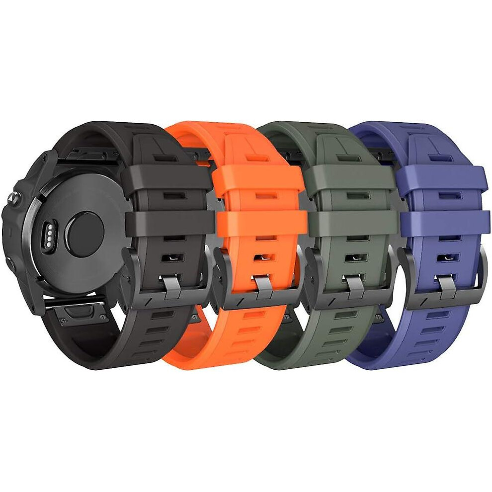 (As show, One size) 22mm Silicone Strapeasy To Adjust Silicone Strap, Compatible With Garmin Fenix7/ Fenix6 Silicone Strapfenix5xplus Quick Release Strap