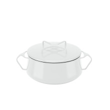 Casseruola bianca Dansk Kobenstyle da 4,1 libbre
