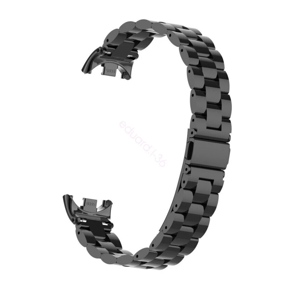 (, For Xiaomi Mi Band 8) Stainless Strap For Xiaomi Mi Band 8 Bracelet Smart Watchband Band8 Miband 8 New Black 6963793826063