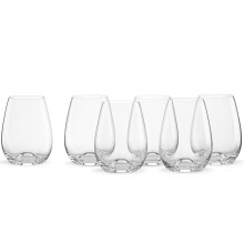 Lenox Tuscany Classics Stemless Glass Set Buy 4 Get 6 2.6 LB Clear