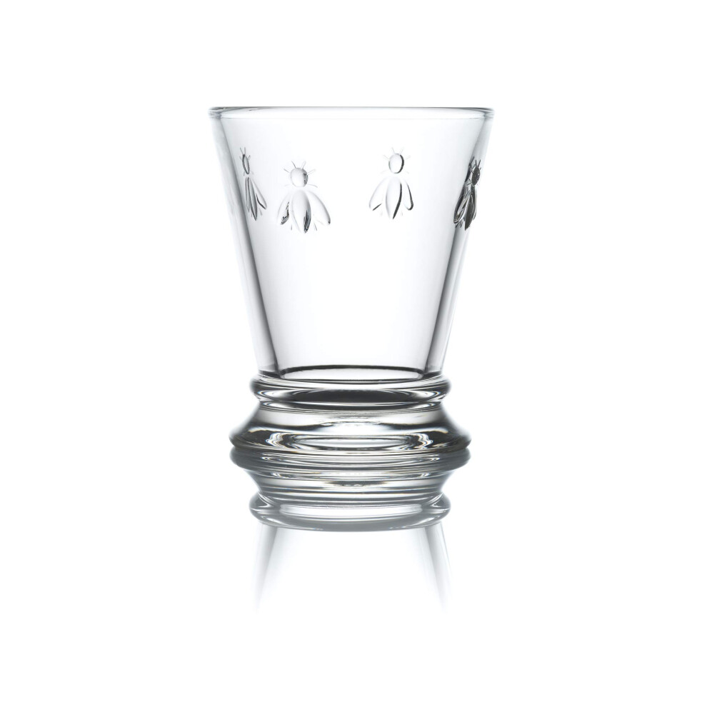 La Rochere Napoleon Bee Small Tumbler Set of 6 - La Rochere Bee Glassware Sets - Fancy Glassware Drinking Glasses (6 oz)
