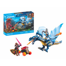 Playmobil Novelmore 71644 Dragon Gold Guarding enthlt einen beweglichen Drachen Zwei Ritter und Accessoires fr epische Abenteuer actiongeladene