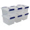 Eagrye 6 Quart Plastic Storage Latch Box  6-Pack Clear Storage Bin with Handle 1