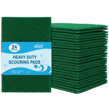 HOMEXCEL Heavy Duty -hankaustyyny 24 Pack vihret hankaustyynyt Astianpesuri Uudelleenkytettv puhdistukseen Monikyttiset hankaustyynyt kotitalou