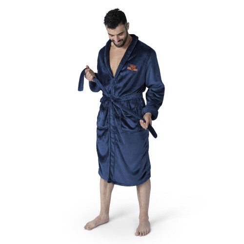 Northwest NFL Chicago Bears Silk Touch Bath Robe Large/X-Large Rollout Navy 2