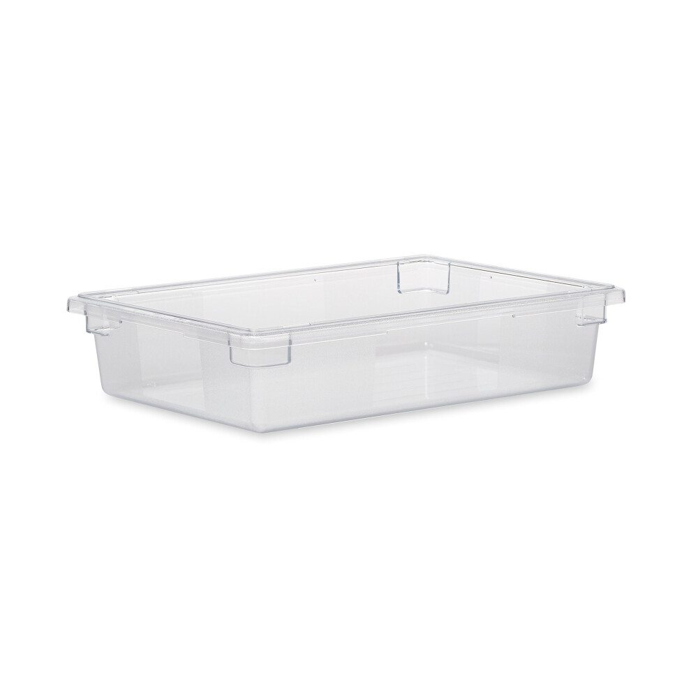 Rubbermaid Commercial Products Polycarbonate Food Storage Box/Tote 8.5 Gallon Clear for Restaurant/Kitchen/Cafeteria