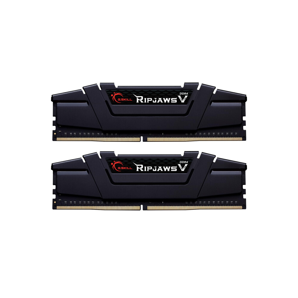 G.skill Ripjaws V Series (Intel Xmp) Ddr4 Ram 64Gb (4X16gb) 3200Mt/S Cl16-18-18-38 1.35V Desktop Computer Memory Udimm - (F4-3200C16q-64Gvk) Black 4719692007025