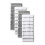 KitchenAid KitchenAid Albany Kitchen Handduk 4-pack Set Grey/White 16 """" X26 """" 1