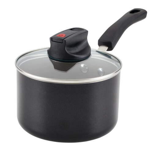 Farberware Farberware Smart Control Nonstick sspanna/kastrull med lock 2 Quart Black