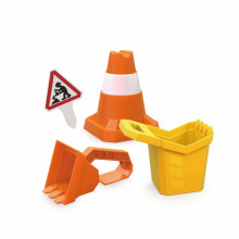 Conjunto de Playa de Construcción - Hape - A partir de 3 Años - Excavadora, Bulldozer, Cono - Sin BPA