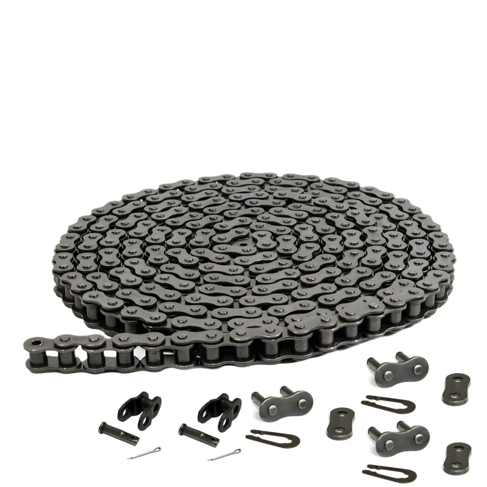 Jeremywell #41 Roller Chain 10Ft With 3 Connecting Links And 2 Offset Links 843718107766