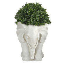 16 Boxwood Topiary Kunstplant in Olifantvormige Pot UV-bestendig (Binnen/Buiten)