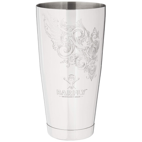 Barfly Cocktailblikje Groot 28 oz (828 ml) Roestvrijstalen logo Etch