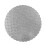 Placa redonda recortada para bolo e pastelaria O'Creme Silver-Top com 3/32 polegadas de espessura e 9 polegadas de dimetro - pacote com 10 1