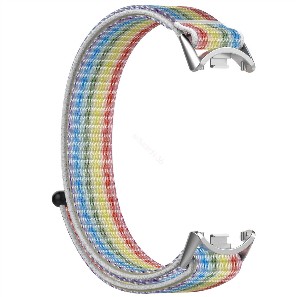 (Coloured) Nylon Watch Bracelet For Xiaomi Mi Band 8/8Nfc Smartwatch Replacement Band Strap 6963793827640