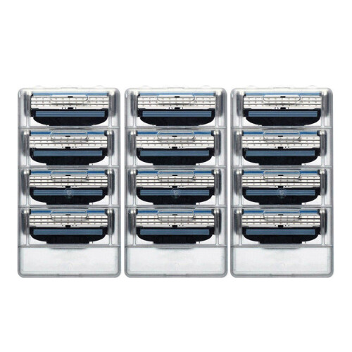 (12-cut head) Gillette Mach3 Turbo Men's Replacement Razor Blade