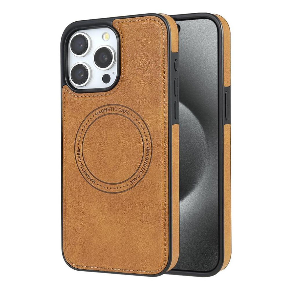 Photos - Case  Compatible with iphone 13 Pro Max Phone  Lightweight Super Strong Magnetic Wireless Charging Slim(Brown)
