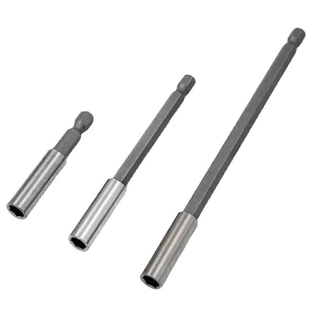 (As show, One size) Magnetic Extension Shank for Electric Drill Bit Extension Holder 1/4 Hexagon Length 75/100/150mm