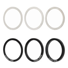 (24MM set, One size) 6pack Aluminum Alloys Bicycles Bottom Brackets Spacers Crankset Bottom Spacer Cycling Accessories