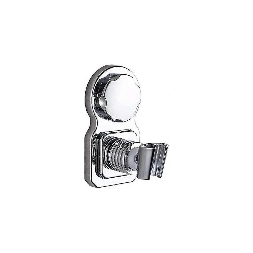 (As show, One size) Suction Cup Shower Seat Adjustable Shower Head Holder for Bathroom