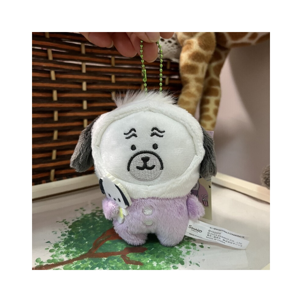 (Pug 20Cm)Llavero Colgante De Felpa De Dibujos Animados Usagi Chiikawa Hachiware Momonga Sanrio-image