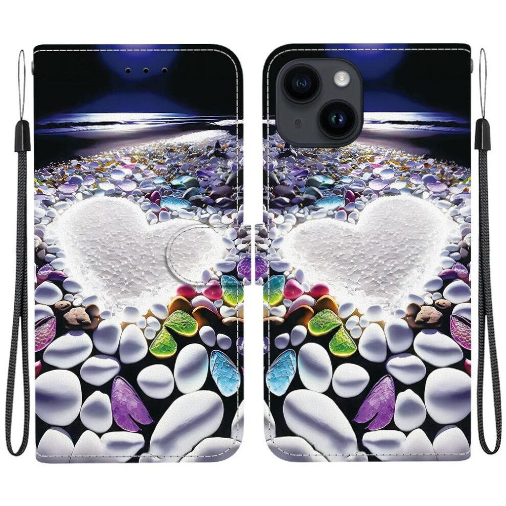 (C3 ) Case For Iphone 13 Mini Pattern Cover Pu Leather Flip Leather Wallet 764563706037