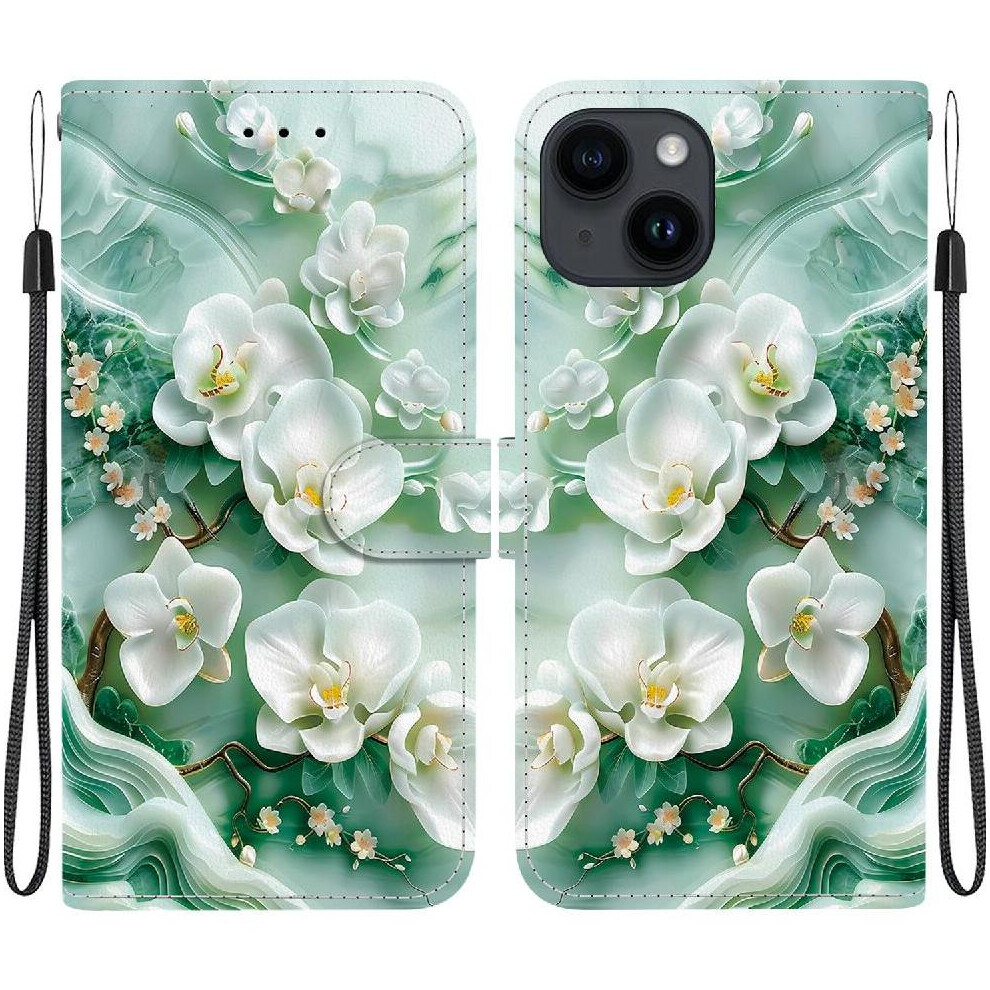 (C2) Case For Iphone 13 Flip Leather Wallet Pattern Cover Pu Leather 764563706082