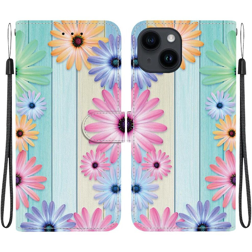 (C1 ) Case For Iphone 13 Flip Leather Wallet Pattern Cover Pu Leather 764563706075