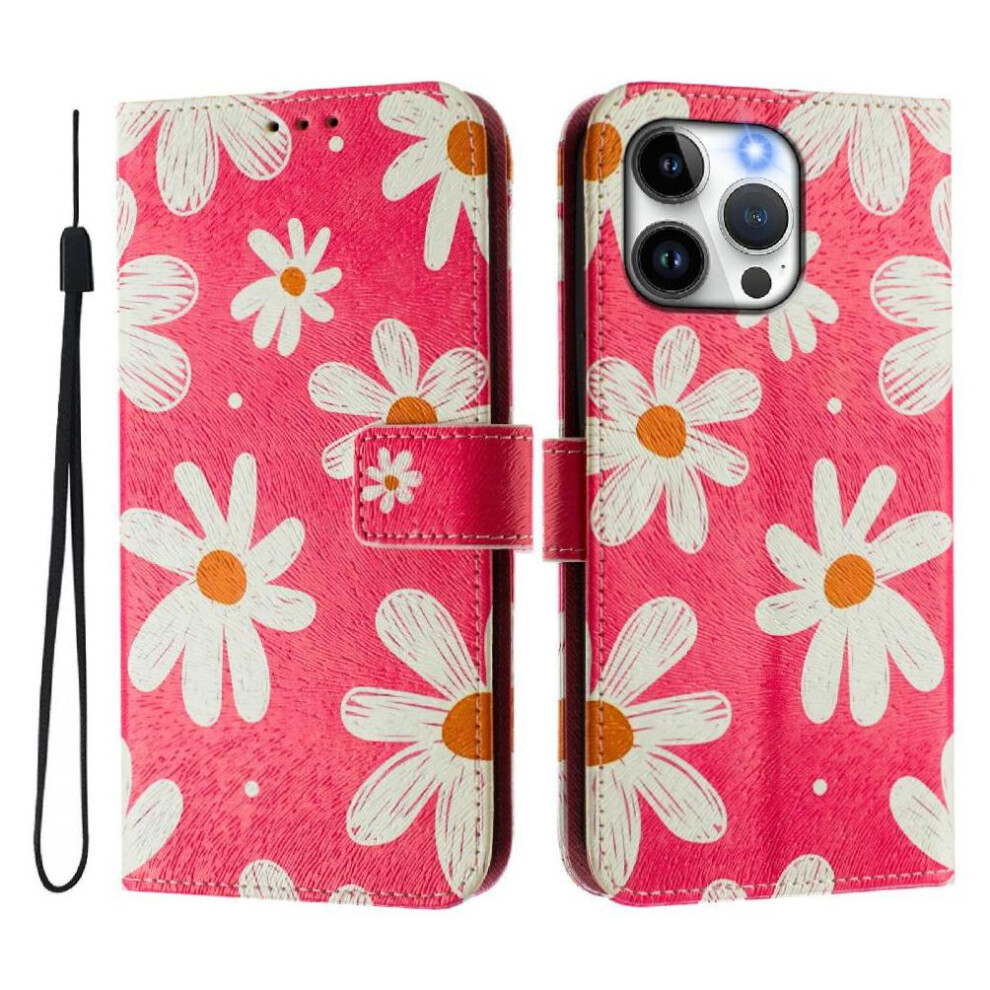 (Ohter) Case For Iphone 13 Pro Max Wrist Strap Pattern Magnetic Closure Flip Leather Wallet 764563706921