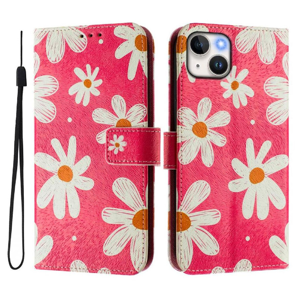 (Ohter) Case For Iphone 13 Mini Wrist Strap Flip Leather Wallet Pattern Magnetic Closure 764563706983