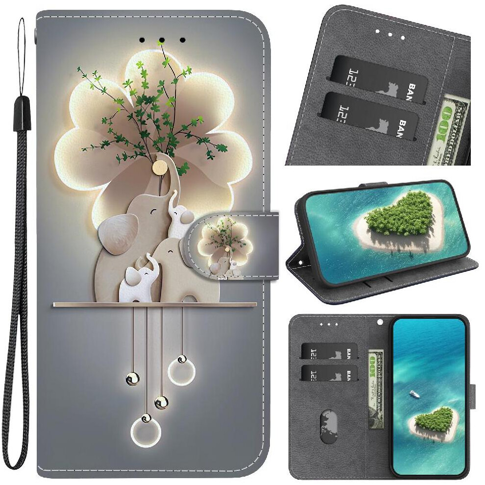 (C5 ) Flip Case For Iphone 13 Pattern Cover Card Slot Kickstand Wallet Card Slots Pu Leather 764563709069