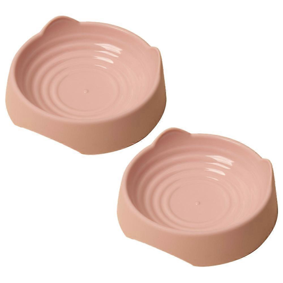 Tasses pour chats, boîtes anti-dérapantes pour nourriture pour chats, plats peu profonds pour chats, fournitures de nourriture pour chats, 2