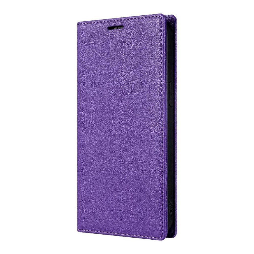 (Purple) Business Style Case For Iphone 13 Shockproof Flip Case Magnetic Closure Kickstand Card Holder Purple 764563709816