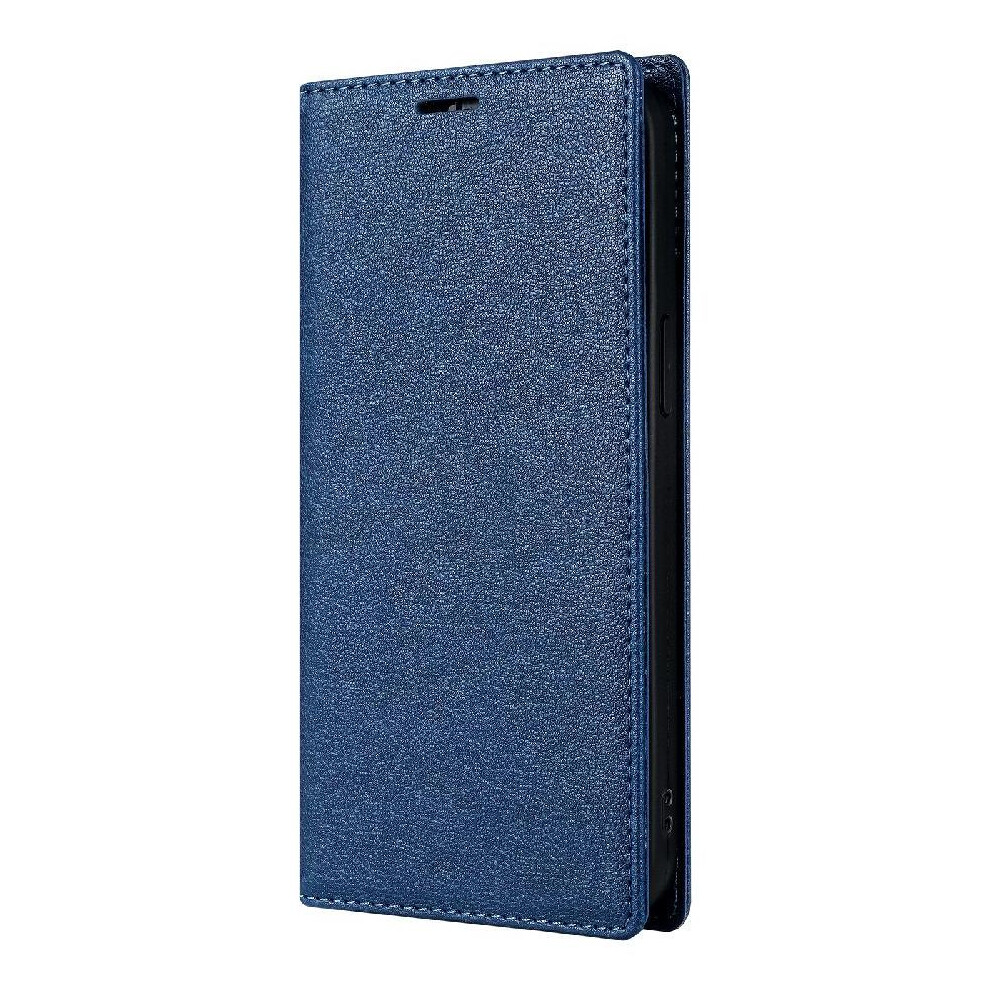 (Blue) Business Style Case For Iphone 13 Shockproof Flip Case Magnetic Closure Kickstand Card Holder Blue 764563709793
