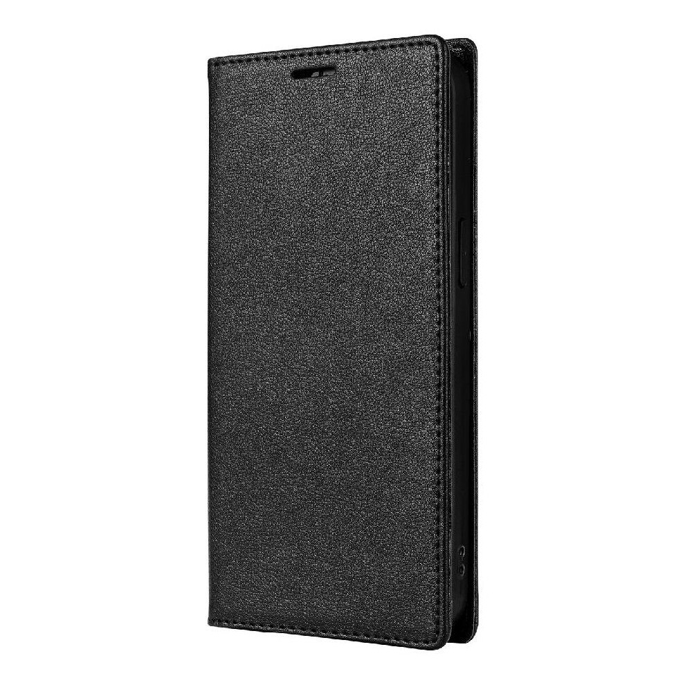 (Black) Business Style Case For Iphone 13 Shockproof Flip Case Magnetic Closure Kickstand Card Holder Black 764563709823