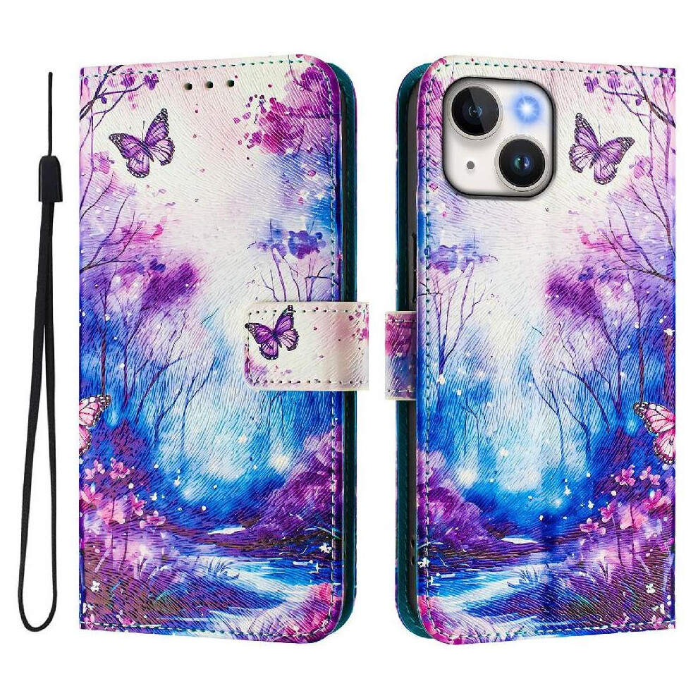 (C3 ) Case For Iphone 13 With Credit Slot Pu Leather Wallet Pattern Flip Cover 764563711222
