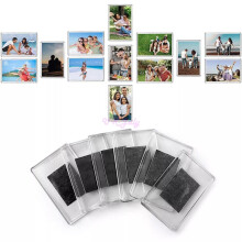 (2x Acrylic Fridge 4.5x7CM) Blank Acrylic Fridge Magnets Photo Frame Magnetic Refrigerator Home Decor New