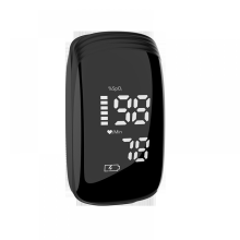 Fingerpulsoximeter, Blutsauerstoffsättigung an der Fingerspitze mit Pulsmesser, Oximeter mit Trageband, Pulsoximeter für Sport und Luftfahrt