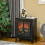 Homcom HOMCOM Free standing Electric Fireplace Stove W/ LED Fire Flame Effect Black 1